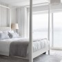 New build beach house, Abersoch, Wales | Bedroom in modern beach house | Interior Designers